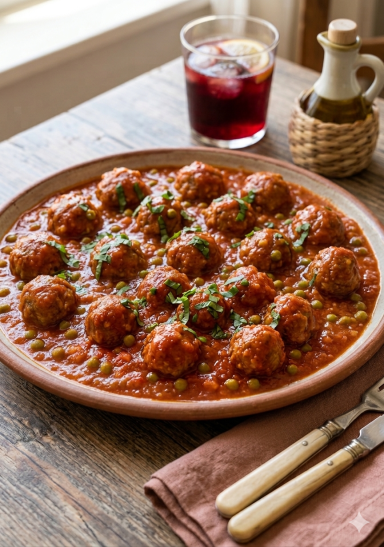 Albóndiga en salsa 5€