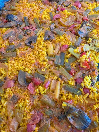 Paella de verduras 5€