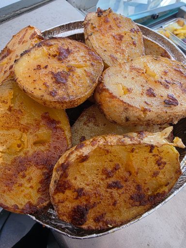 Patatas asadas media 0,50€